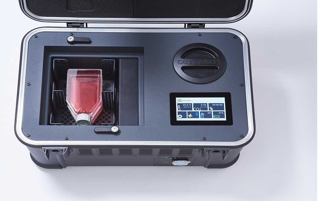 Incubation chamber with adapter for cell culture vessels